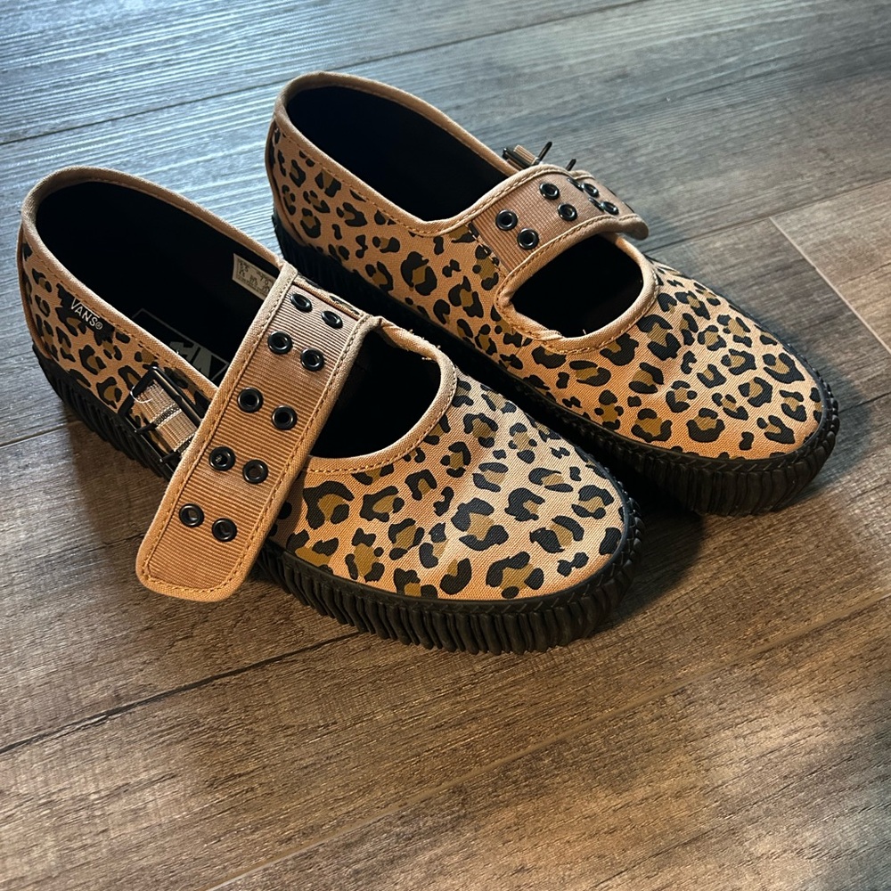 Leopard Print Mary Jane Shoes